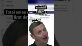 Start a business they say 🤪#humor #smallbusiness #entrepreneur #shopsmall #marketing #shopify