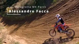 Drone Fpv chase - Alessandro Facca a Malagrotta MX Track - uncut video dji o3