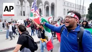 Students in Los Angeles protest Trump's immigration policies