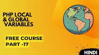 local and global variables in php | PHP course in hindi