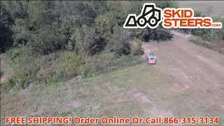 Skid Steer Dual Motor Brush Cutter By Blue Diamond Attachments - Skidsteers.com Call 866-315-3134