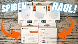 HUGE Spigen Review! GaN Chargers + Lightning Cable + USB-C Cable Review! 🔋