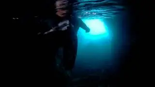 Snorkeling through Blue.lagoon Cave in Budva, Montenegro
