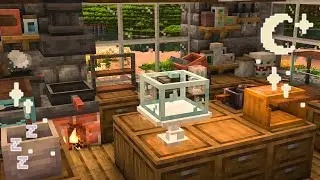 I Built A COZY Cluttered Kitchen In Minecraft! | Minecraft Relaxing Longplay (NapTime Modpack)