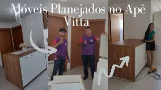 Instalação de móveis planejados no apartamento vitta