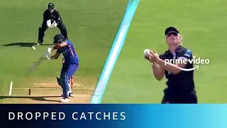 Catches Dropped | 2nd ODI | NZ Women vs IND Women | Amazon Prime Video