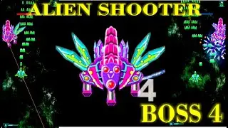 Galaxy Attack Alien Shooter : All Bosses | Boss 4 Fights Review By World Bosses