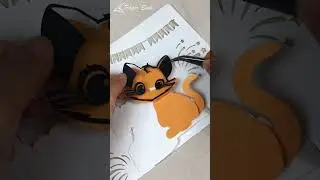 DIY Pop-Up Card: Moving Cat Surprise! | Paper Soul Craft #popupcardtutorial #cardmakingandpapercraft