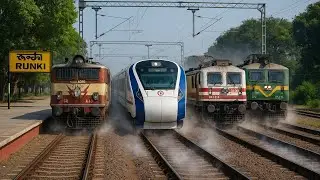 Dangerous🔥130 Kmph Action 🚷 of Himsagar Exp+GT Exp+Goa Exp+AP Sampark Kranti+Ujjaini Exp etc.