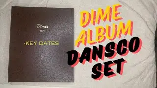 ❗️Dime Set with Key Dates❗️1916-D Included. Vintage Dansco Album
