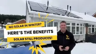 Do Solar Panels Work in Winter? ❄️⚡ | Real Results from a Snowy Day in the UK
