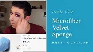 JUNO & CO MICROFIBER VELVET SPONGE | Brett Guy Glam