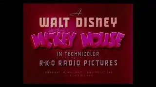Mickey Mouse &ndash; Mickey&rsquo;s Birthday Party (1942) &ndash; original RKO titles