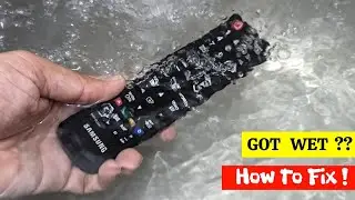 Water Damage? No Problem! How to Fix a TV Remote That Got Wet