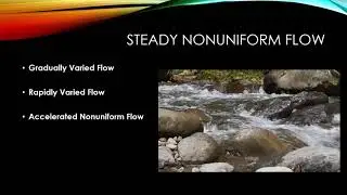 Classification of Open Channel Flows