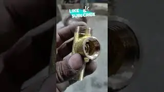 brass Swan Neck Sink Cock Casting pic and after machining piece#brass#brass tap workshop#friendship