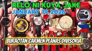 LATAGAN SA MGA RELO NI KUYA JAKE SA BURAOTAN TODAY JANUARY 19,2026.