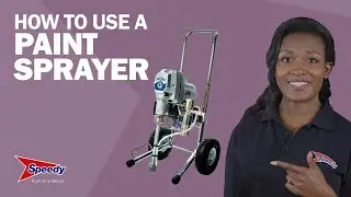 How to use a paint sprayer - correctly and safely | Speedy Services