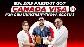 Canada Study Visa - BSc 2019 Pass-out - September 2021 Intake