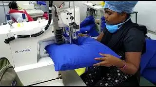 CHINA🇨🇳 RAMBO RM-128 Separated head pattern sewing machine, cushion machine