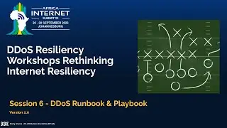 DDoS Resiliency Workshops - Rethinking Internet Resiliency    SD 480p