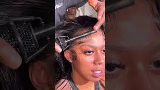 Side baby hair on full body wave hairstyle🔥Fab work: @baybeehair (TK)#babyhair#sidepart #hairstylist
