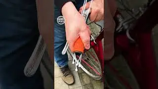 Cyclists are a Godsend! Life Hack with a Zip Tie and Bike Grips #bike