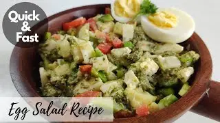 Egg Salad Recipe | Weight Loss Recipe | High Protein Salad |
