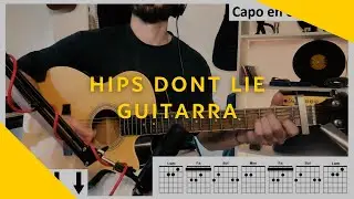 GUITARRA | Hips Dont Lie -  Shakira ft. Ed Sheeran & Beéle ( cover/tutorial) Martin Lopez