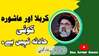 Karbala Aur Ashura Hadsa Nahin Hai // Ustad  Syed Jawad Naqvi