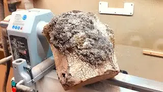 Woodturning - A Birch Burl ..