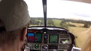 Robin DR400 / DR401 155CDI landing at Lydeway