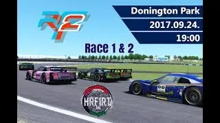 rFactor 2 @ HRF1RT Online League - Nissan Cup - Donington - Full Race