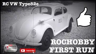 RC VW Type82e Military Beetle Vocho Fusca by ROCHOBBY FMS #radiocommando