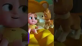 Ten in the Bed 🐾 Funny Puppy Gets Scared! | DilSeToons Kids Songs & Nursery Rhyme