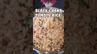 Black Channa Tomato Rice | Healthy Protein Rich Rice Recipe | Easy Lunch Idea  #rice
