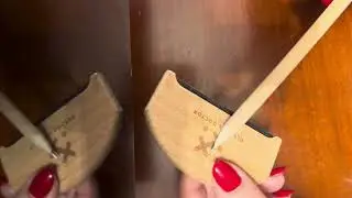ASMR LoFI Tapping on a Wooden Clothes&rsquo; Comb
