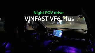 VINFAST VF6 Plus night POV drive