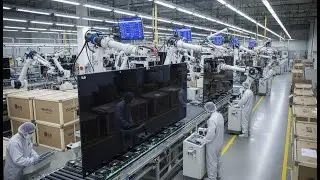 LG Micro LED TV Production 📺 Modular Display Assembly Process – Premium Home Cinema