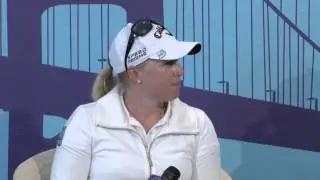 Morgan Pressel's First Round Interview at Swinging Skirts LPGA Classic