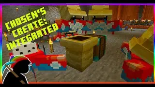 Farming Diamonds...with Crabs!  | Chosen's Create: Integrated | Minecraft | #minecraft