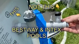 12&rsquo;x30&rdquo; BESTWAY STEEL PRO MAX adapter and solar cover update 👍👍👍 #bestwaypools #intexpools
