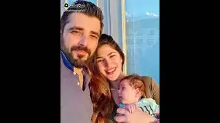 Hamza Ali Abbasi with Wife