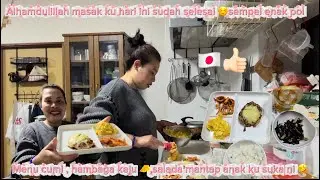 Senang cerita sambil masak simpel untuk anak japang , menu cumi , hambeger keju mantap 🇯🇵👍🏻