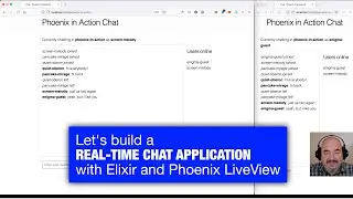 Давайте создадим приложение для чата в реальном времени с помощью Elixir и Phoenix LiveView &mdash; прямая трансляция Мэннинга
