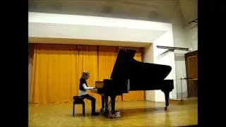Alisa Birula EXAM 2013  J.S. Bach Inventio C dur, A. Diabelli Sonatina F-dur
