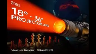 Introducing the SIRUI 18-36&deg; Projector Lens for COB, now live on kickstarter!