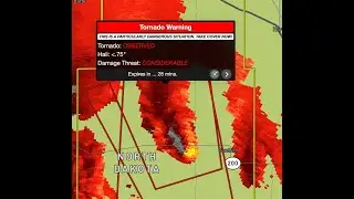 WEDGE TORNADO ON THE GROUND IN NORTH DAKOTA! PDS ISSUED - LIVE SEVERE COVERAGE