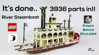 LEGO River Steamboat Speed Build (After 31 Bags)