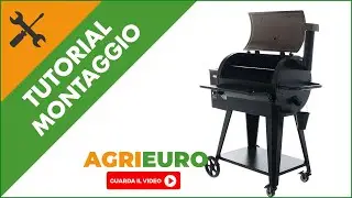 Barbecue a pellet Royal Food RF-PB 2870 - superficie di cottura 65x42 cm: montaggio